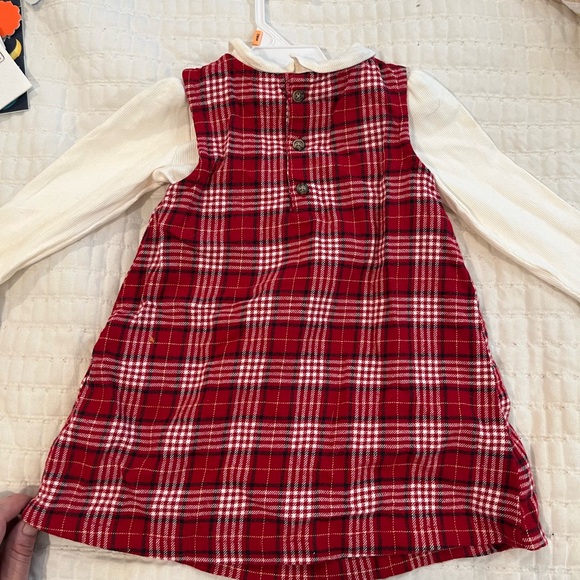 NWT *SEE PIC* Carter's 9M Baby Girl 2-Pc. Bodysuit & Plaid Dress Set - Picture 6 of 9